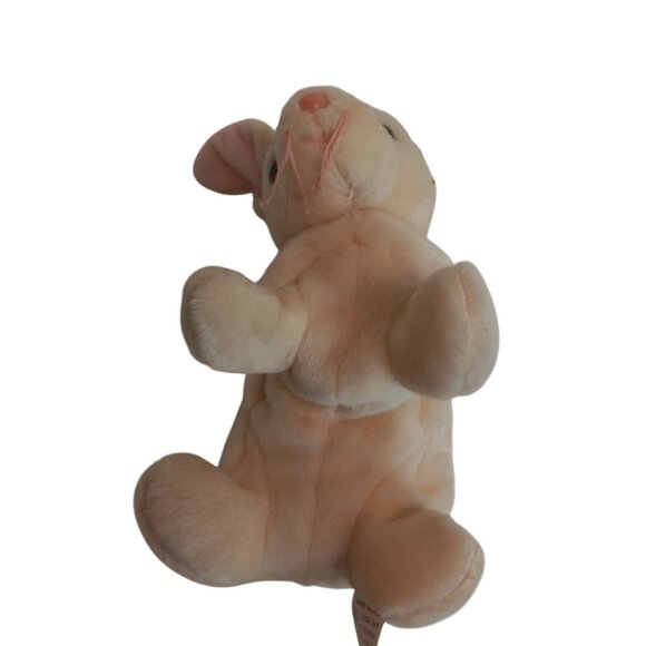 Ty Beanie Baby Nibbler Bunny Plush Toy 1999 Soft Beige Stuffed Animal Tags NEW - Picture 5 of 10